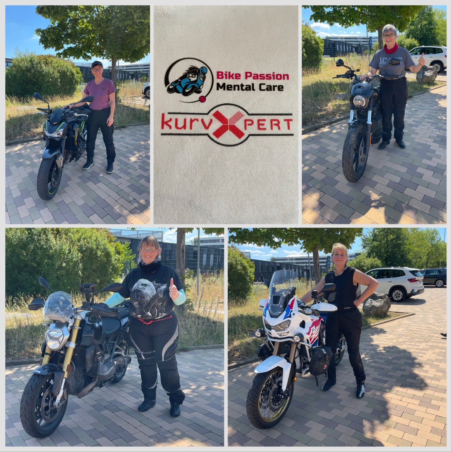 Balanceübungen Motorrad Franken