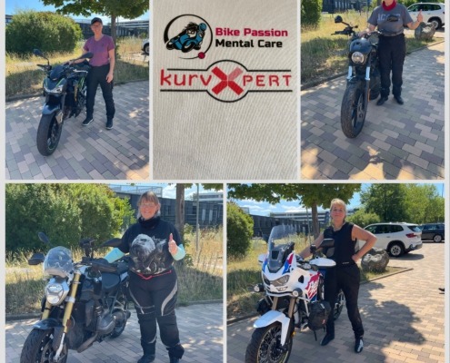Frankentraining kurvx Motorradtraining Mentaltraining Balanceübungen