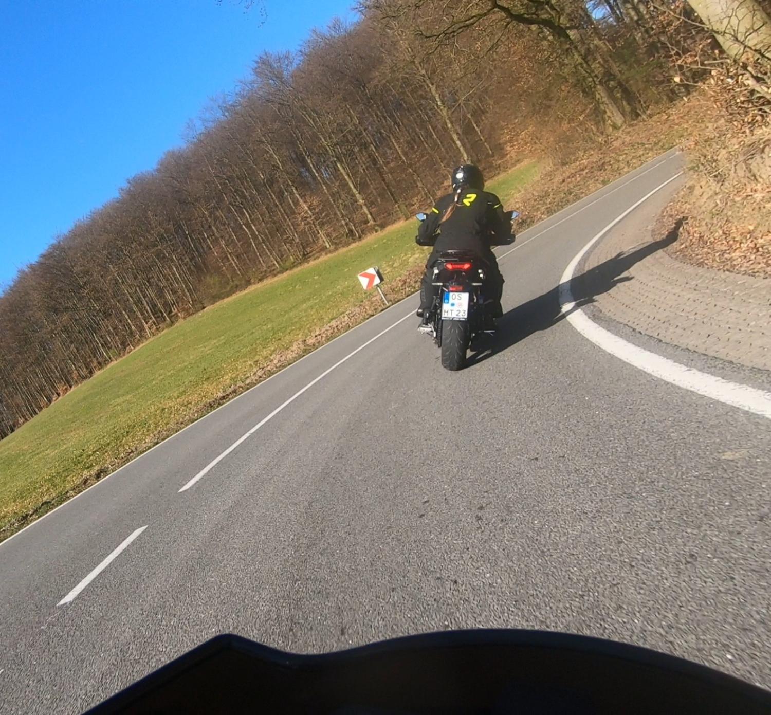 Kurvenfahren lernen mit dem Motorrad