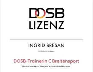 DOSB Lizenz DOSB Lizenz DMSB Lizent